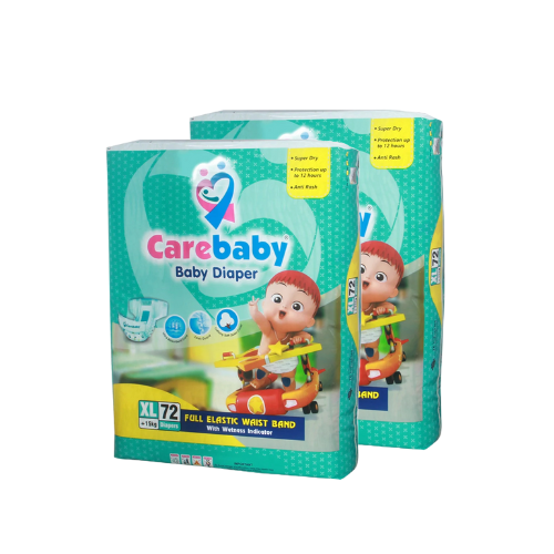 Care Baby Diapers Size 5 XL Jumbo Pack +15kg | Pack of 2